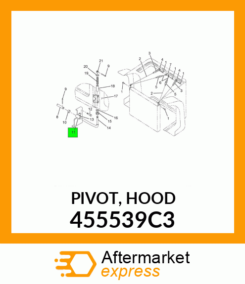 PIVOT, HOOD 455539C3