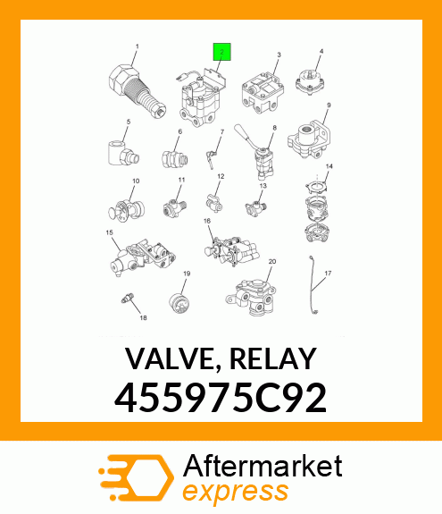 VALVE, RELAY 455975C92