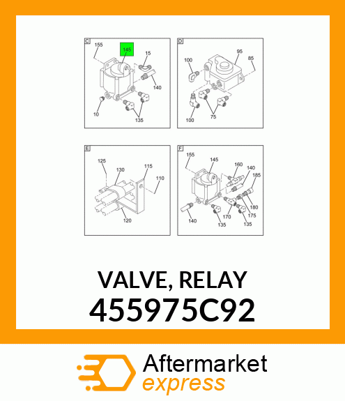 VALVE, RELAY 455975C92