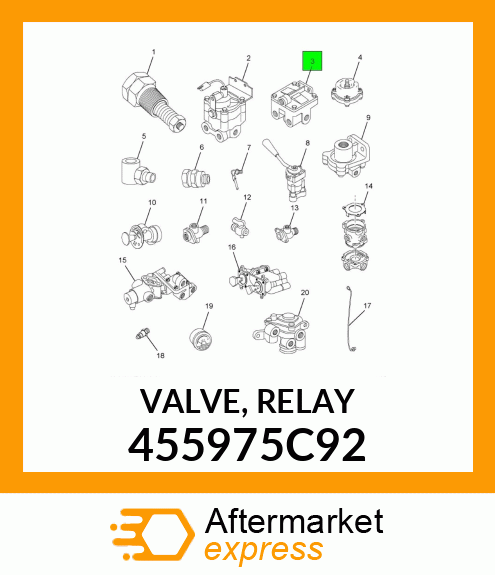 VALVE, RELAY 455975C92