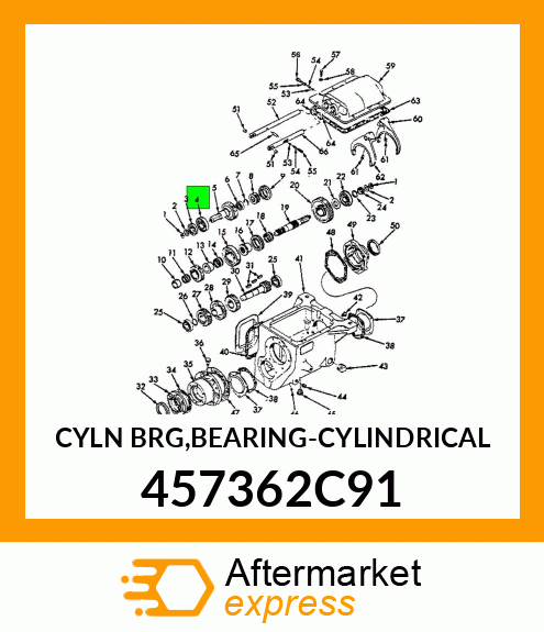 CYLN BRG,BEARING-CYLINDRICAL 457362C91