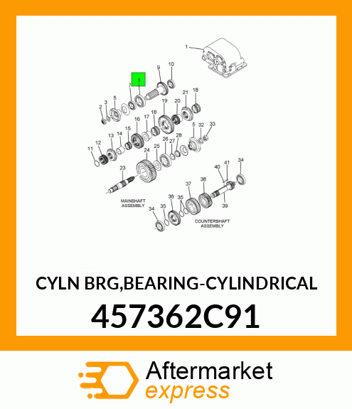 CYLN BRG,BEARING-CYLINDRICAL 457362C91