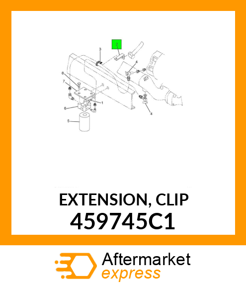 EXTENSION, CLIP 459745C1