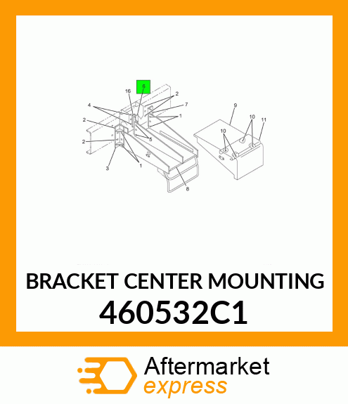 BRACKET CENTER MOUNTING 460532C1