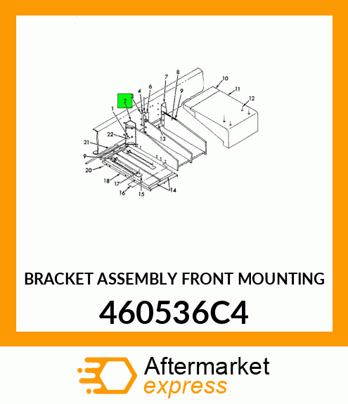 BRACKET ASSEMBLY FRONT MOUNTING 460536C4