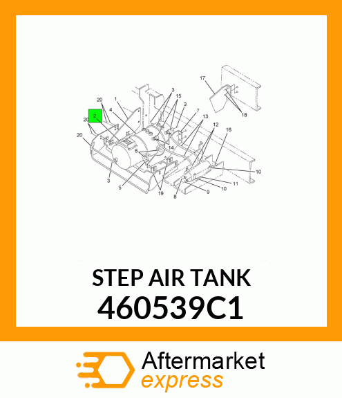 STEP AIR TANK 460539C1