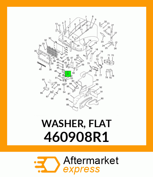 WASHER, FLAT 460908R1