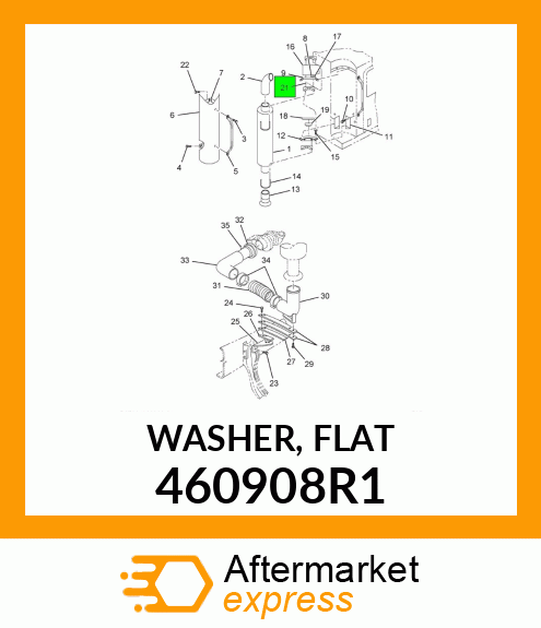 WASHER, FLAT 460908R1