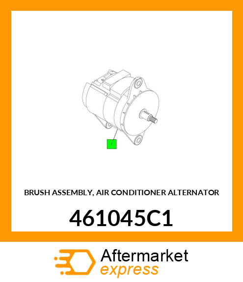 BRUSH ASSEMBLY, AIR CONDITIONER ALTERNATOR 461045C1