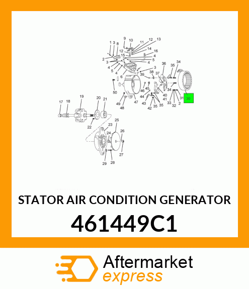 STATOR AIR CONDITION GENERATOR 461449C1