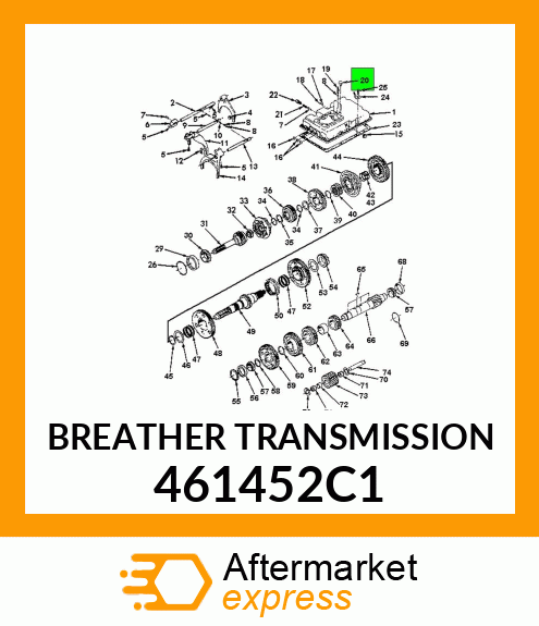 BREATHER TRANSMISSION 461452C1