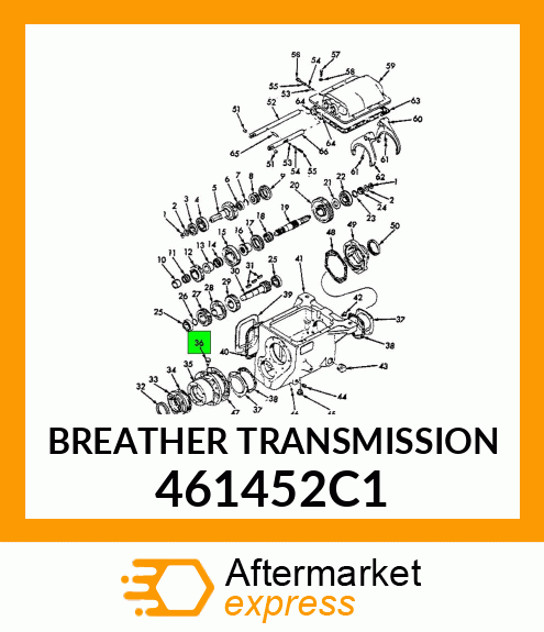 BREATHER TRANSMISSION 461452C1