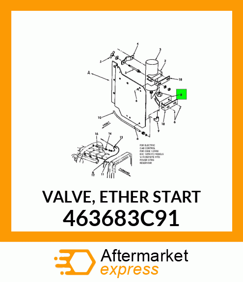 VALVE, ETHER START 463683C91