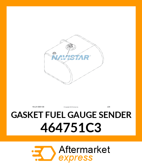 GASKET FUEL GAUGE SENDER 464751C3