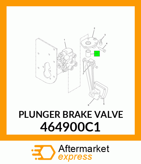 PLUNGER BRAKE VALVE 464900C1