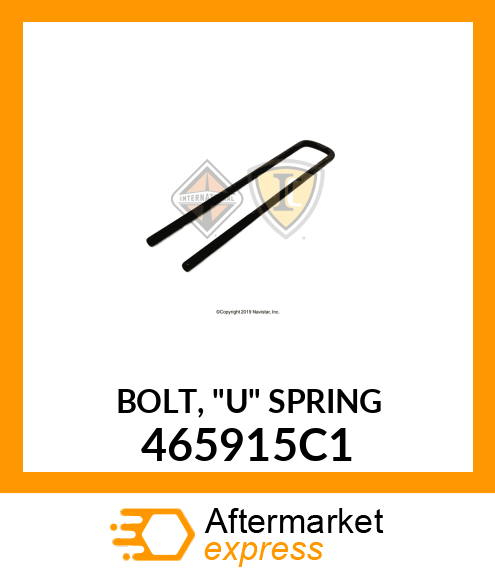 BOLT, "U" SPRING 465915C1