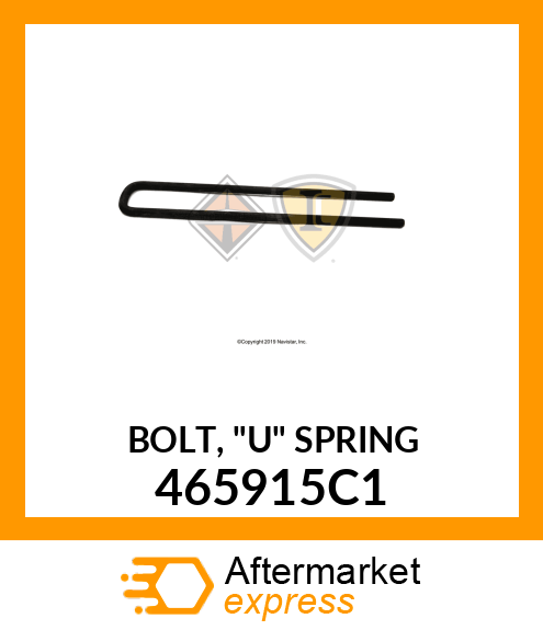 BOLT, "U" SPRING 465915C1