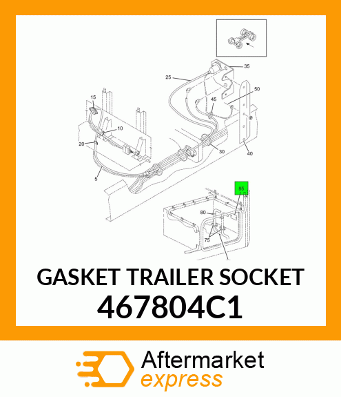 GASKET TRAILER SOCKET 467804C1