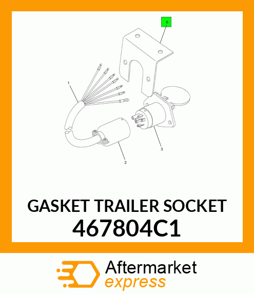 GASKET TRAILER SOCKET 467804C1