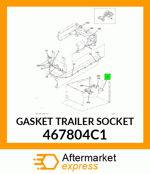 GASKET TRAILER SOCKET 467804C1