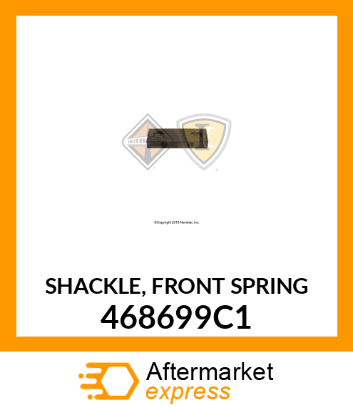 SHACKLE, FRONT SPRING 468699C1