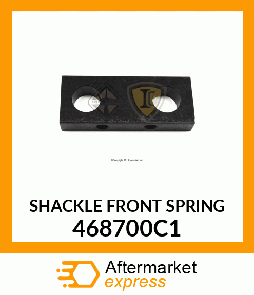 SHACKLE FRONT SPRING 468700C1