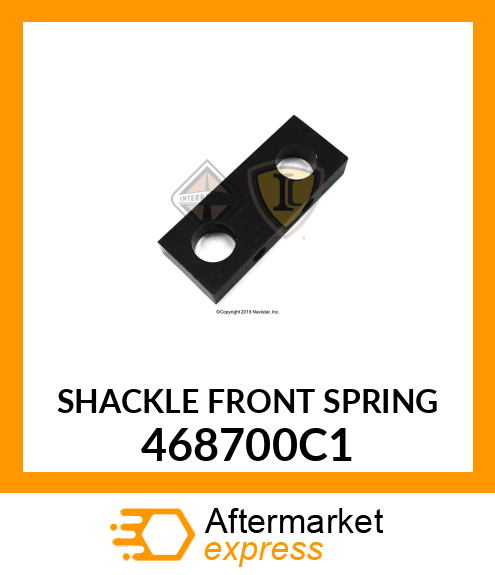 SHACKLE FRONT SPRING 468700C1