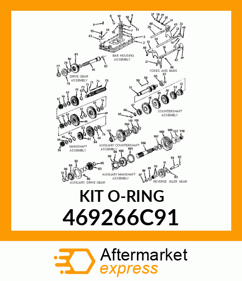 KIT O-RING 469266C91