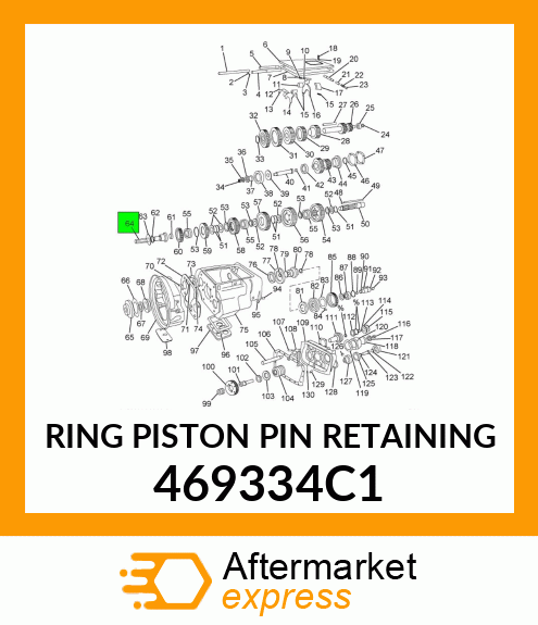 RING PISTON PIN RETAINING 469334C1