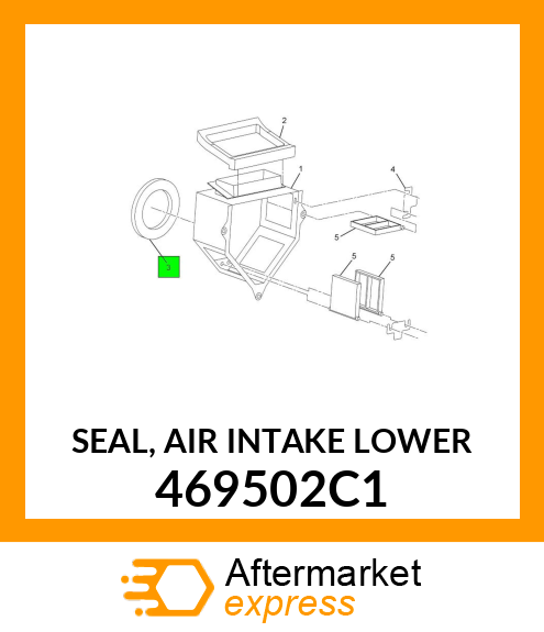 SEAL, AIR INTAKE LOWER 469502C1