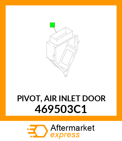 PIVOT, AIR INLET DOOR 469503C1