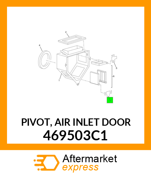 PIVOT, AIR INLET DOOR 469503C1