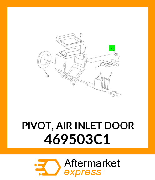 PIVOT, AIR INLET DOOR 469503C1