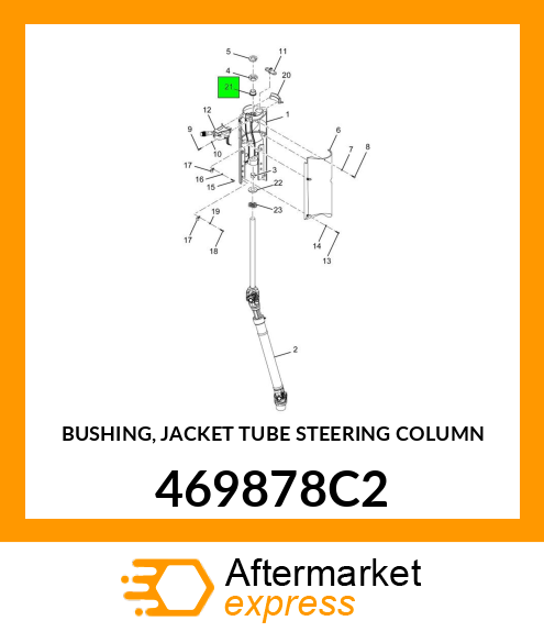 BUSHING, JACKET TUBE STEERING COLUMN 469878C2