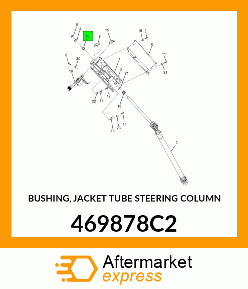 BUSHING, JACKET TUBE STEERING COLUMN 469878C2