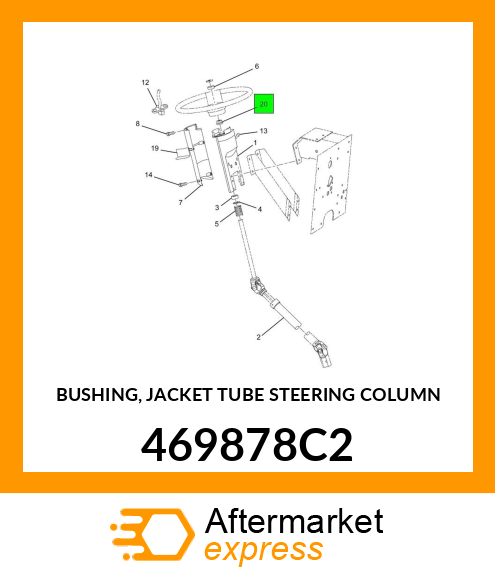 BUSHING, JACKET TUBE STEERING COLUMN 469878C2