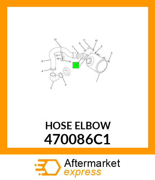 HOSE ELBOW 470086C1