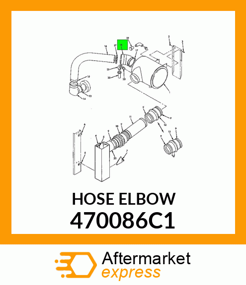 HOSE ELBOW 470086C1