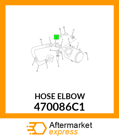 HOSE ELBOW 470086C1