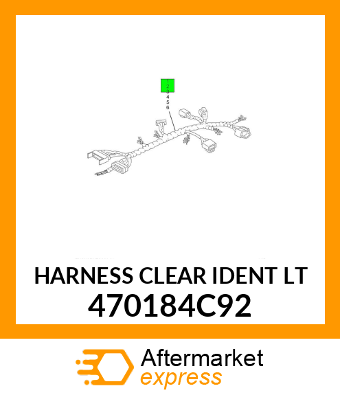 HARNESS CLEAR IDENT LT 470184C92