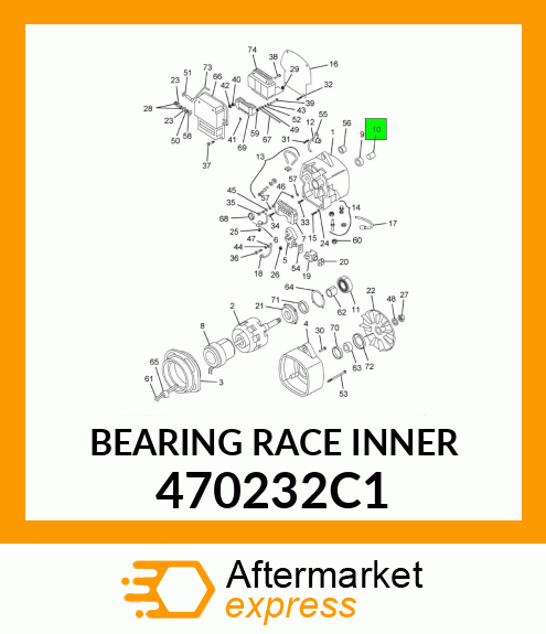 BEARING RACE INNER 470232C1