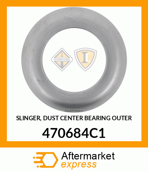 SLINGER, DUST CENTER BEARING OUTER 470684C1