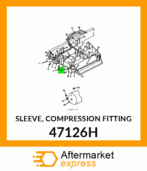 SLEEVE, COMPRESSION FITTING 47126H