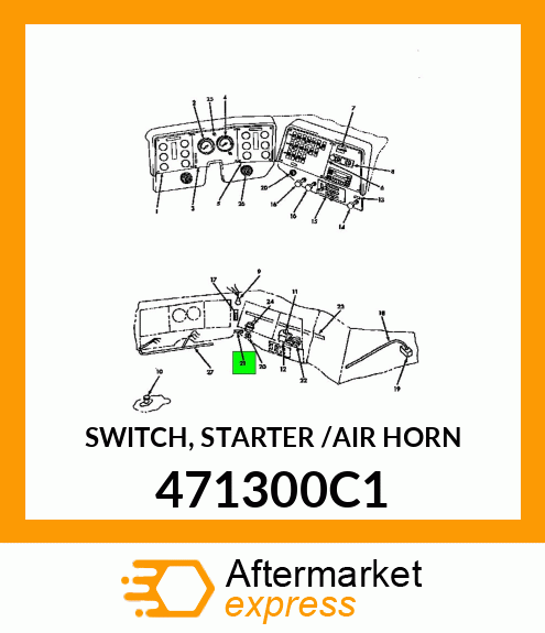 SWITCH, STARTER /AIR HORN 471300C1