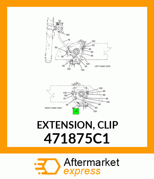 EXTENSION, CLIP 471875C1