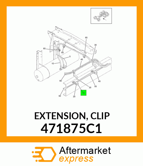 EXTENSION, CLIP 471875C1