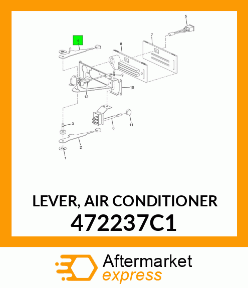 LEVER, AIR CONDITIONER 472237C1