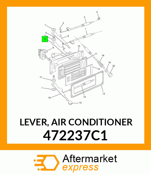 LEVER, AIR CONDITIONER 472237C1