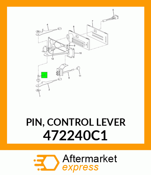 PIN, CONTROL LEVER 472240C1