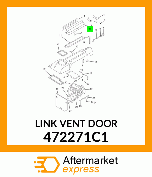 LINK VENT DOOR 472271C1